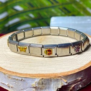 VTG| 🦋, 🐞, 🌸 Silver tone Bracelet ✨